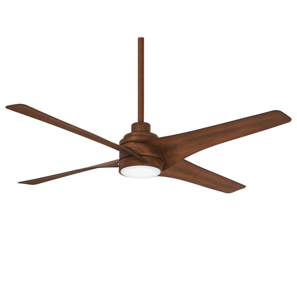 Minka-Aire Swept 56" Ceiling Fan with LED Light in Distressed Koa, , large