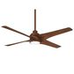 Minka-Aire Swept 56" Ceiling Fan with LED Light in Distressed Koa, , large
