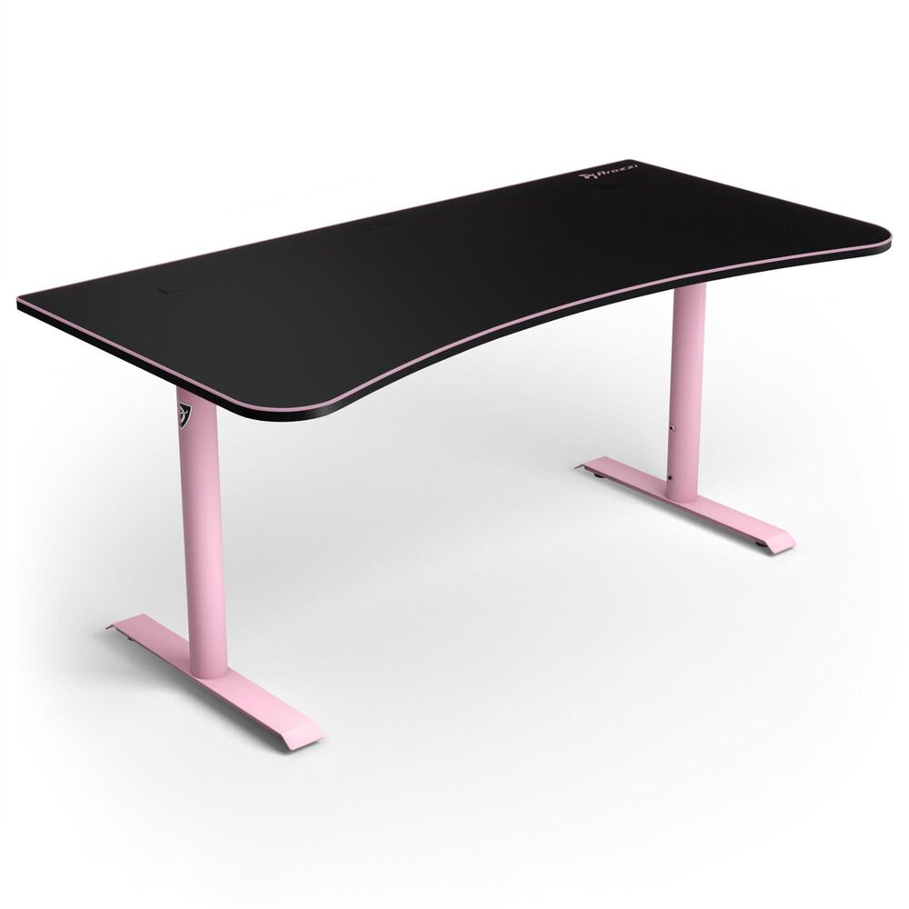Arozzi Arena Large Gaming Desk in Pink, , large