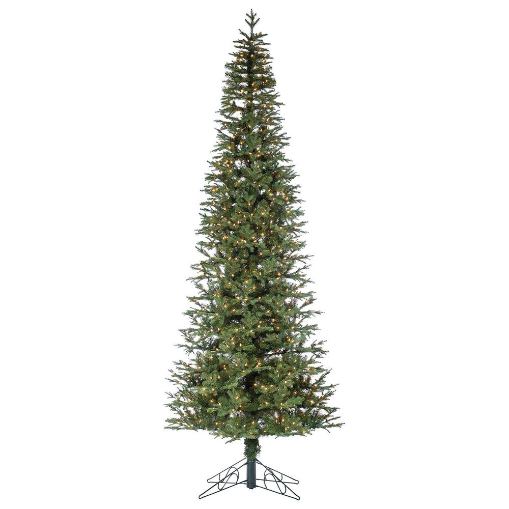 The Gerson Company Sterling 10' Natural Cut Narrow Jackson Pine with 950 UL White Lights, , large