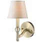 Golden Lighting Waverly 1-Light Wall Sconce in Aged Brass, , large