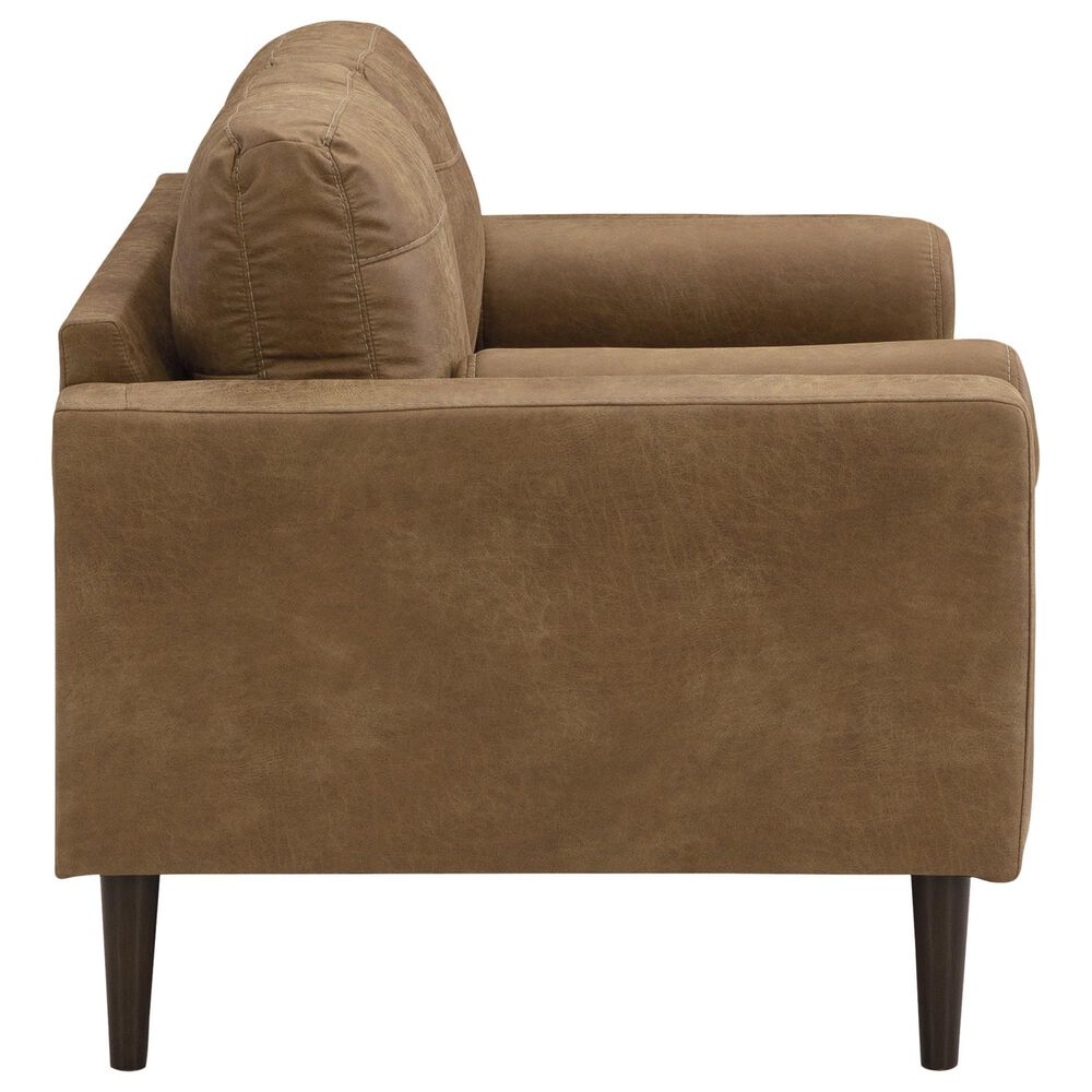 Ashley Telora Stationary Loveseat in Caramel, , large