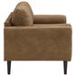 Ashley Telora Stationary Loveseat in Caramel, , large