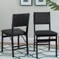 Linon Home Decor Norway Folding Chair in Black, , large