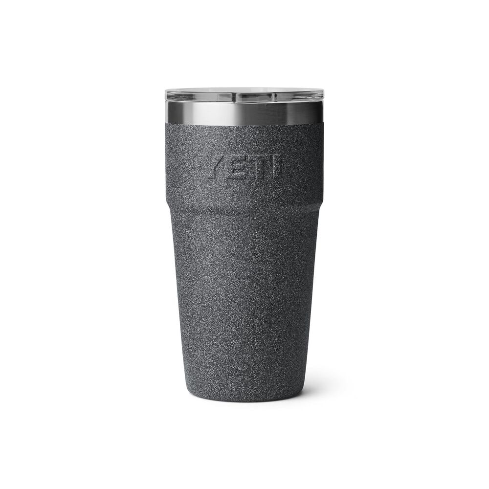 YETI Rambler 16 Oz Stackable Cup with MagSlider Lid in Black Stone, , large