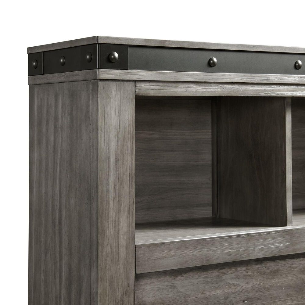 Mayberry Hill Wade Full Storage Bed in Brushed Ash Gray, , large