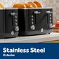 GE Appliances 4-Slice Toaster in Black, , large