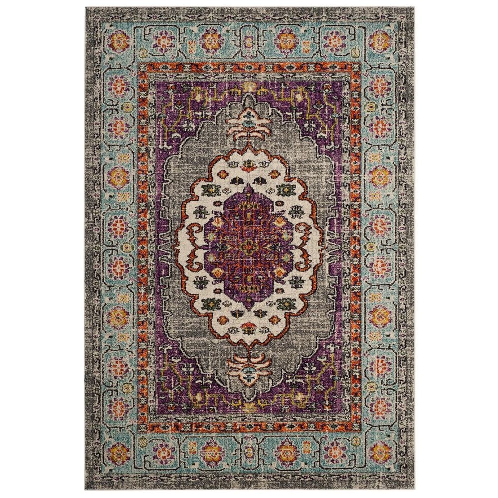 Safavieh Monaco MNC246L-212 2&#39;2&quot; x 12&#39; Violet/Light Blue Runner, , large