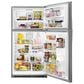 Whirlpool 21 Cu. Ft. 33" Wide Top-Freezer Refrigerator with LED Interior Lighting, , large