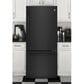 GE Appliances 20.9 Cu. Ft. Bottom Freezer Refrigerator in Black, , large