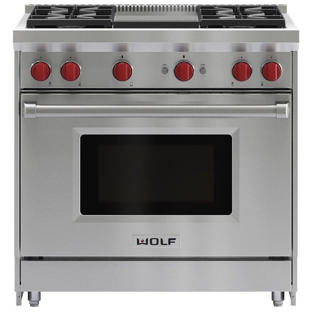 Wolf 5.5 Cu. Ft. Freestanding Gas Range, , large