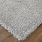 Feizy Darian 10" x 14" Light Gray Area Rug, , large