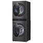 LG WashTower with Center Control 4.5 Cu. Ft. Washer and 7.4 Cu. Ft. Electric Dryer in Black Stainless Steel, , large