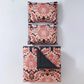 Peking Handicraft Rhapsody 3-Piece Full/Queen Comforter Set in Black and Pink, , large