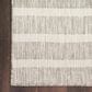 Nourison Positano POS03 Grey and Ivory 4" x 6" Indoor/Outdoor Area Rug, , large