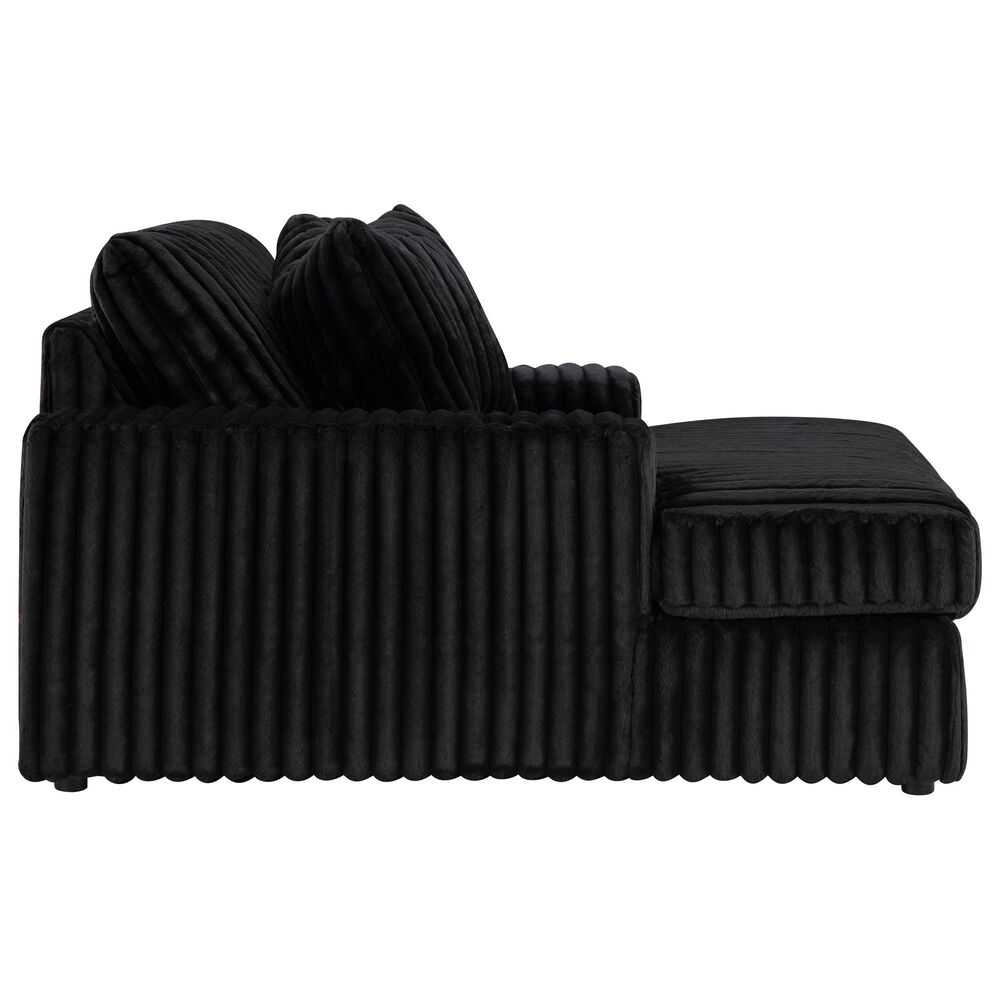 Ashley Midnight-Madness Oversized Chaise in Onyx, , large