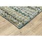 Oriental Weavers Atlas Stripe 747B0 8"6" x 22"7" Blue Runner, , large