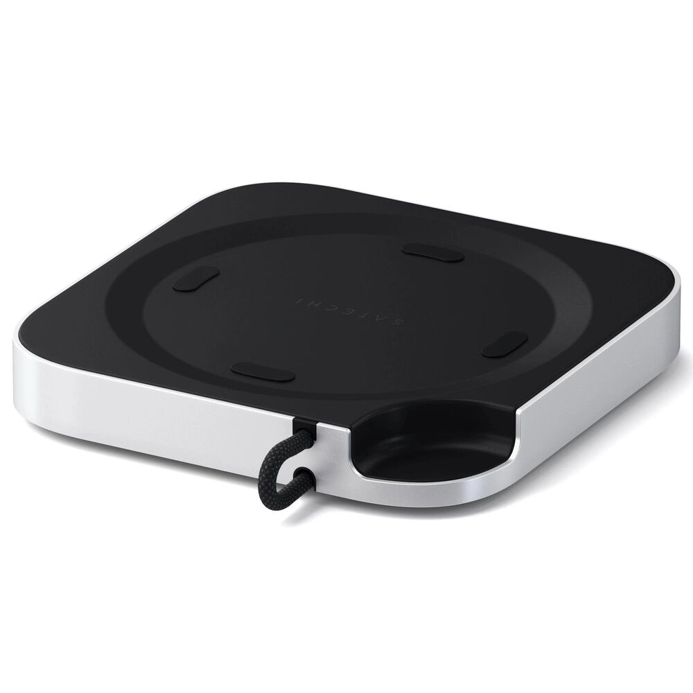 Satechi Mac Mini M4 Stand and Hub with SSD Enclosure in Silver, , large
