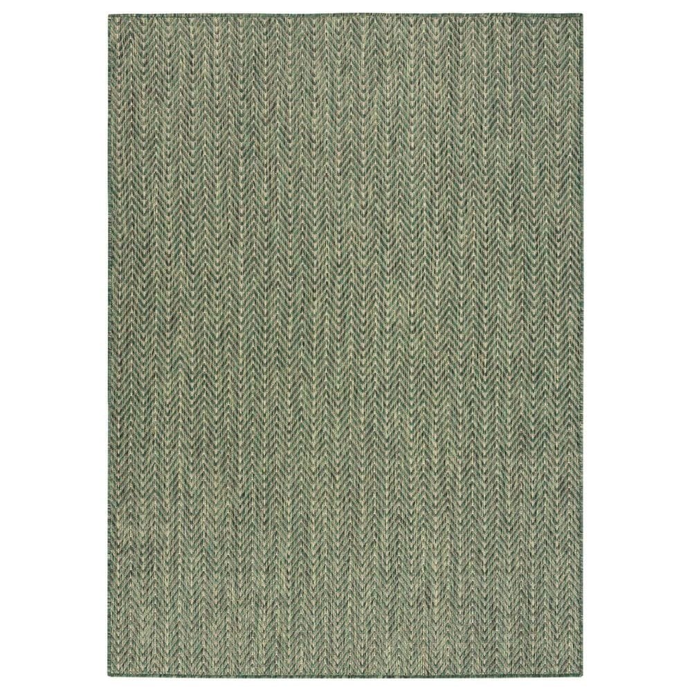 Nourison Horizon HOZ02 Green 9&#39; x 12&#39; Indoor/Outdoor Area Rug, , large