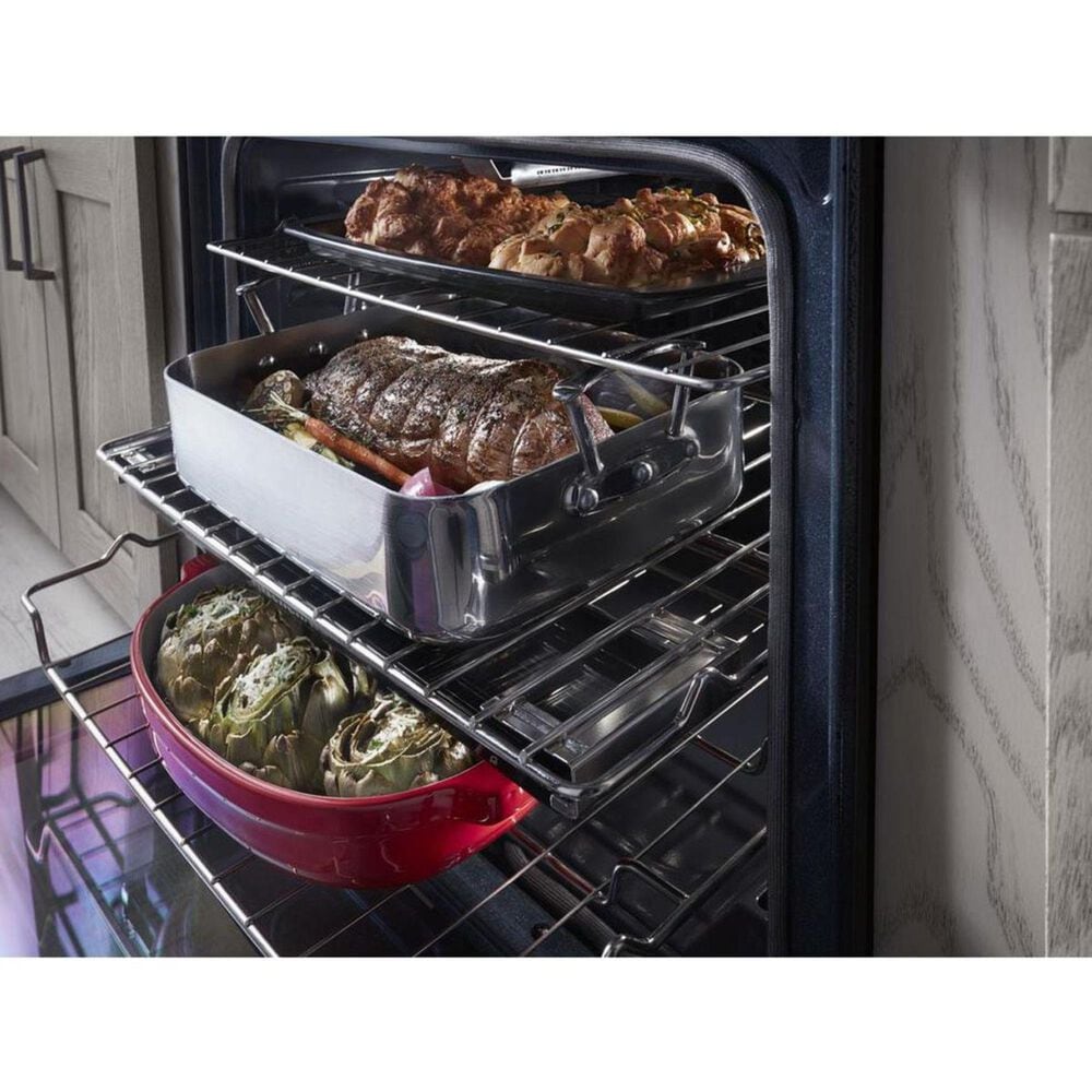 KitchenAid 30&quot; 5.8 Cu. Ft. Gas Range in Black Stainless Steel, , large