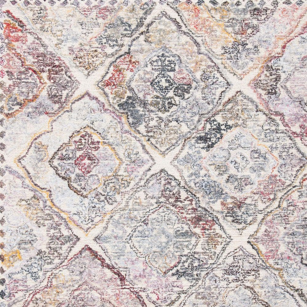 Safavieh Micro-Loop Oriental 5&#39; x 8&#39; Grey and Ivory Area Rug, , large