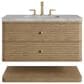 James Martin Allamari 36" Single Bathroom Vanity in Dune Mist with 3 cm Victorian Silver Silestone Top and Rectangular Sink, , large