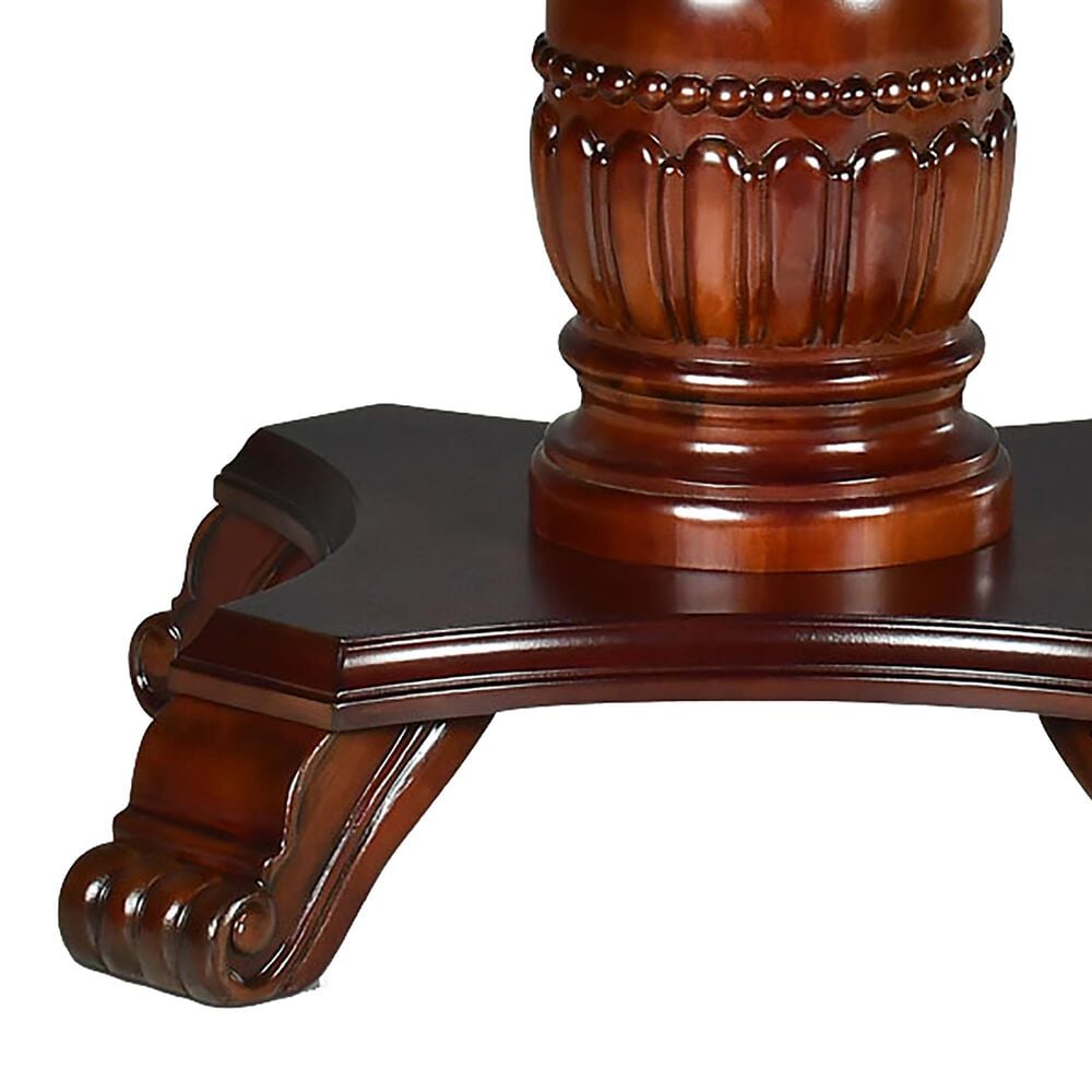 STEVE SILVER Tournament 6-Piece Round Game Table Set in Cherry, , large