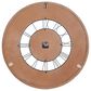 Maple and Jade 32" Wall Clock in Light Brown and White, , large