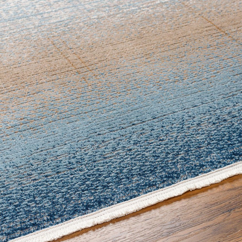 Surya Masha 6&#39;7&quot; x 9&#39; Denim, Gray, Light Brown, Ivory, Cream and Dark Blue Area Rug, , large