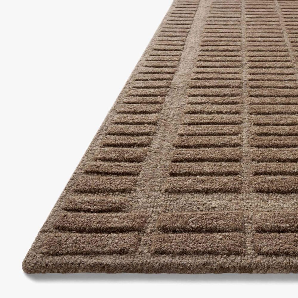 Chris Loves Julia x Loloi Bradley 5&#39; x 7&#39;6&quot; Cocoa Area Rug, , large