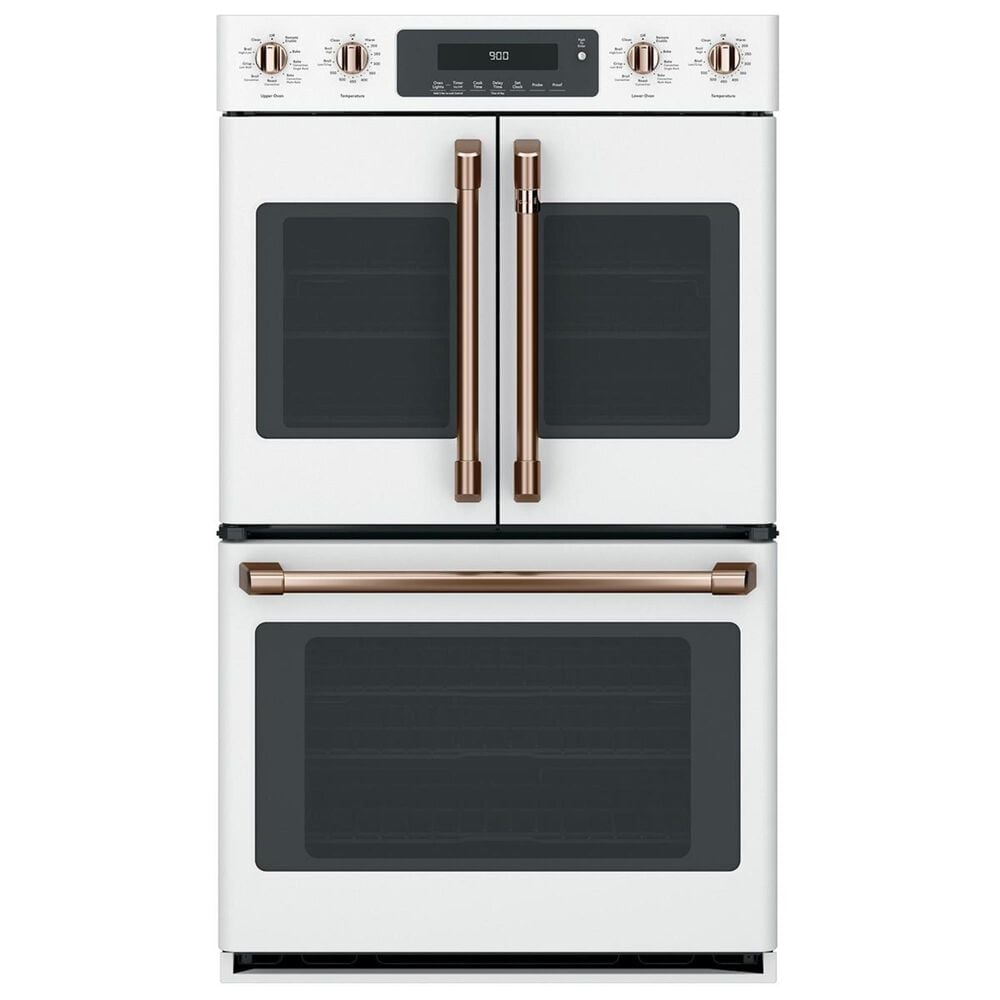 Cafe Handle and Knob Kit for Double Wall Oven in Brushed Copper, , large