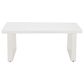 Zuo Modern Welt Patio Coffee Table in White, , large