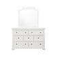 Samuel Lawrence Savannah Beveled Mirror in White, , large
