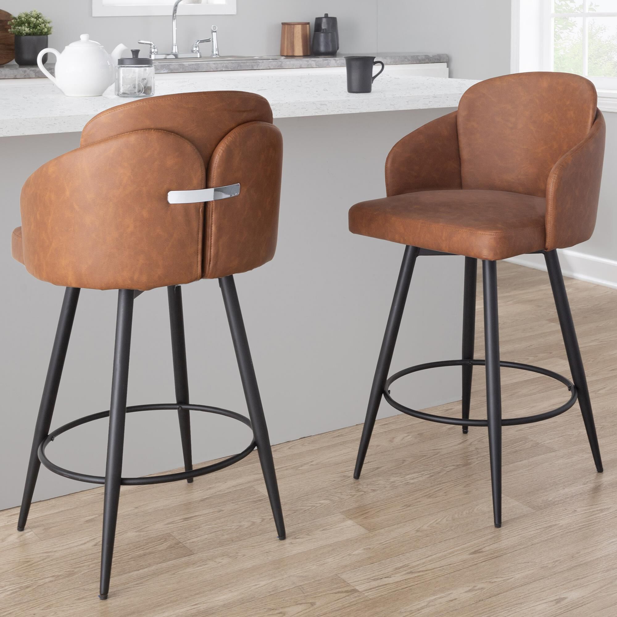 Camel swivel bar stools deals