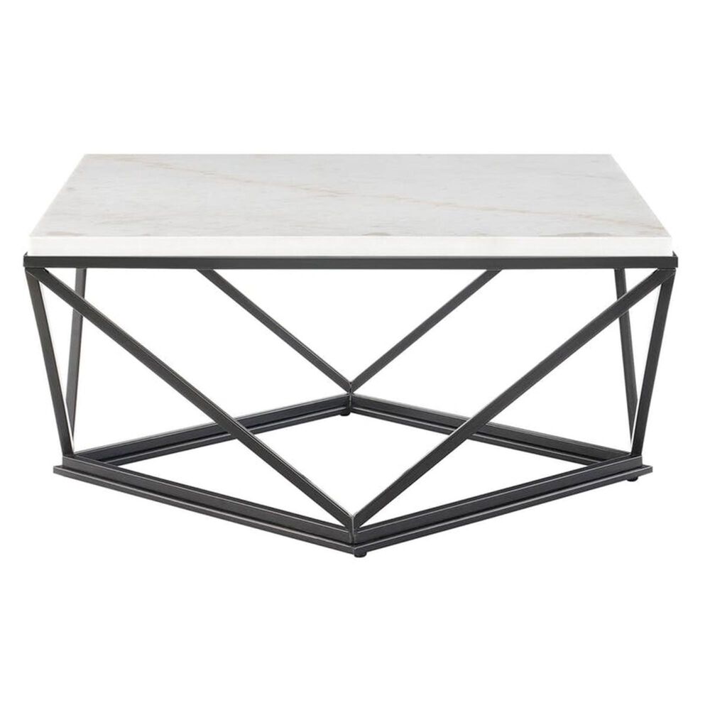 Mayberry Hill Riko Coffee Table in Sea Shell and Gunmetal, , large