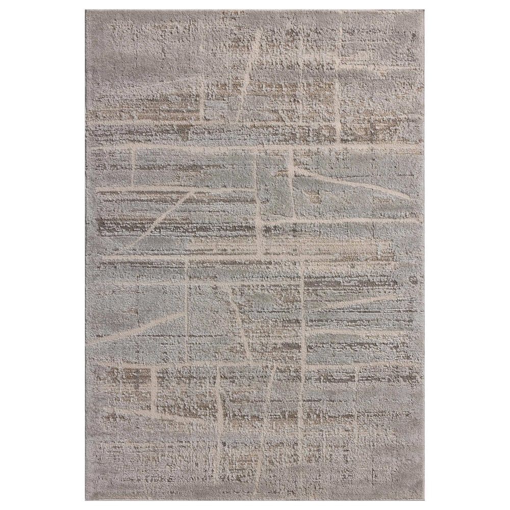 Amber Lewis x Loloi Monty 9"2" x 13" Natural and Mist Area Rug, , large
