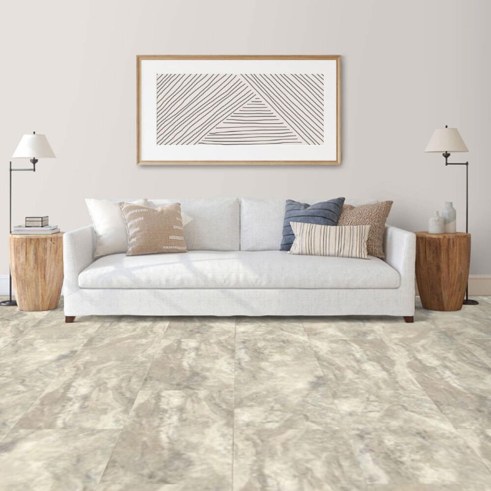 Tru-Cor PBE Tile Travertine Oyster 16&quot; x 32&quot; Luxury Vinyl Tile, , large