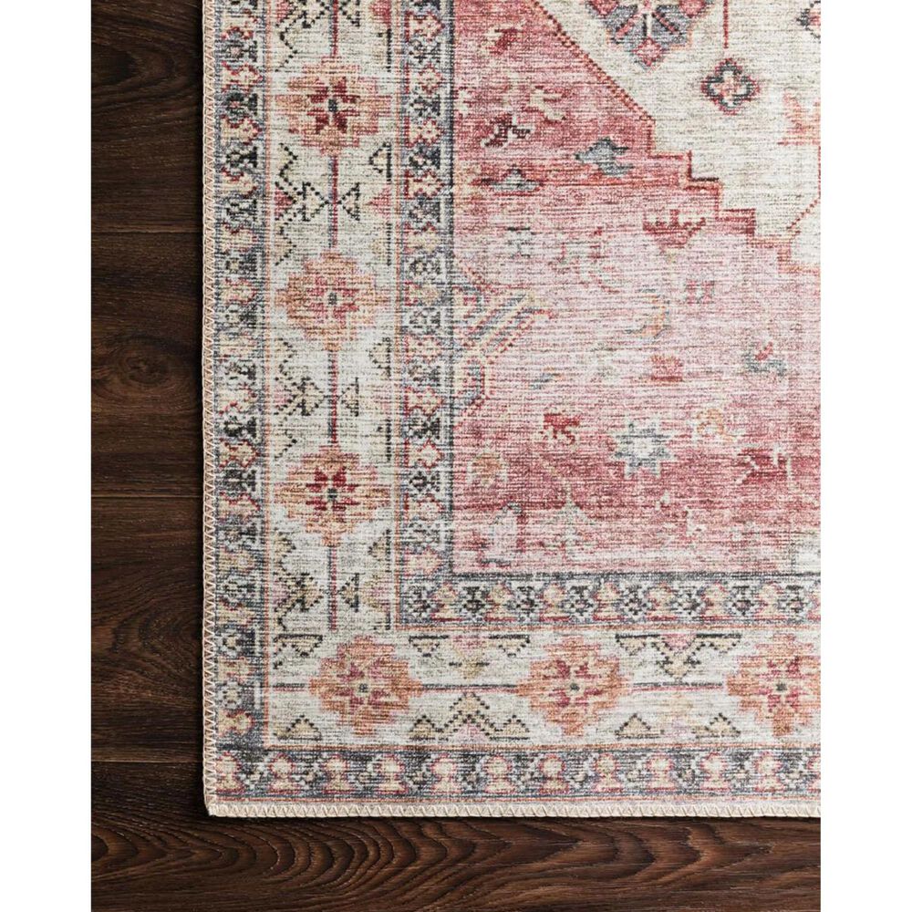 Loloi II Skye SKY-02 7&#39;6&quot; x 9&#39;6&quot; Ivory and Berry Area Rug, , large