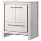 Lexora Home Lafarre 30" Single Bathroom Vanity in White with 2 cm White Cultured Marble Top and Rectangular Sink, , large