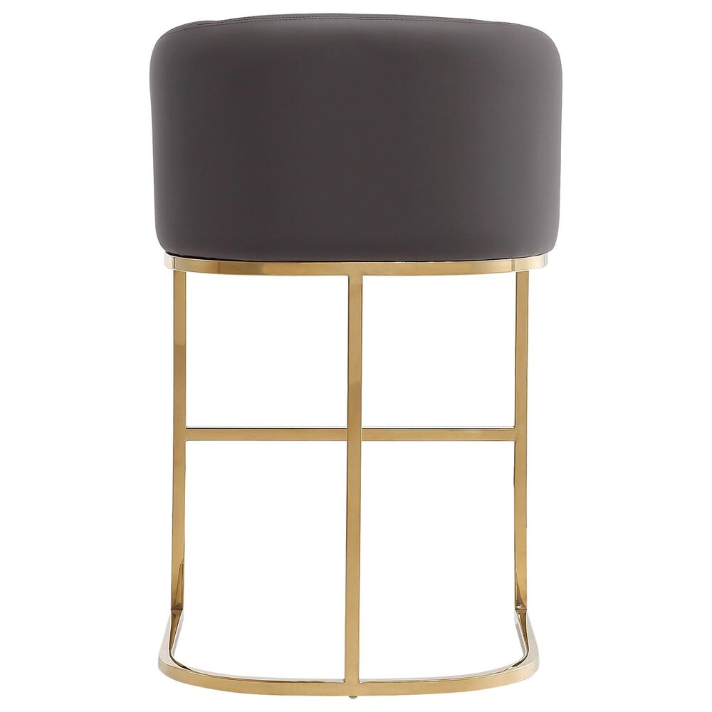 Dayton Louvre Counter Stool in Grey, , large