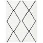 Safavieh August Shag 8" x 10" Ivory and Dark Grey Area Rug, , large