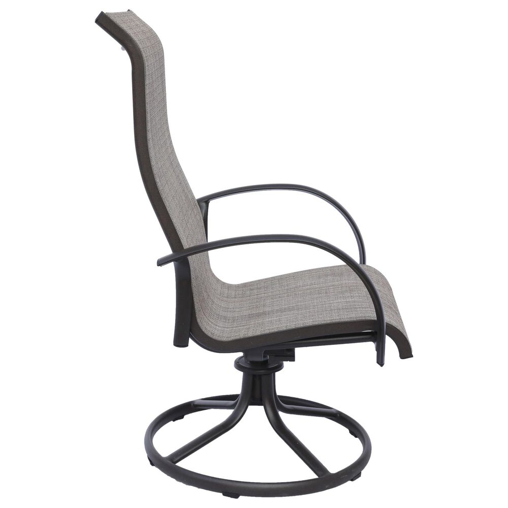 GatherCraft Galatia 7-Piece Rectangular Patio Dining Set in Bronze, , large