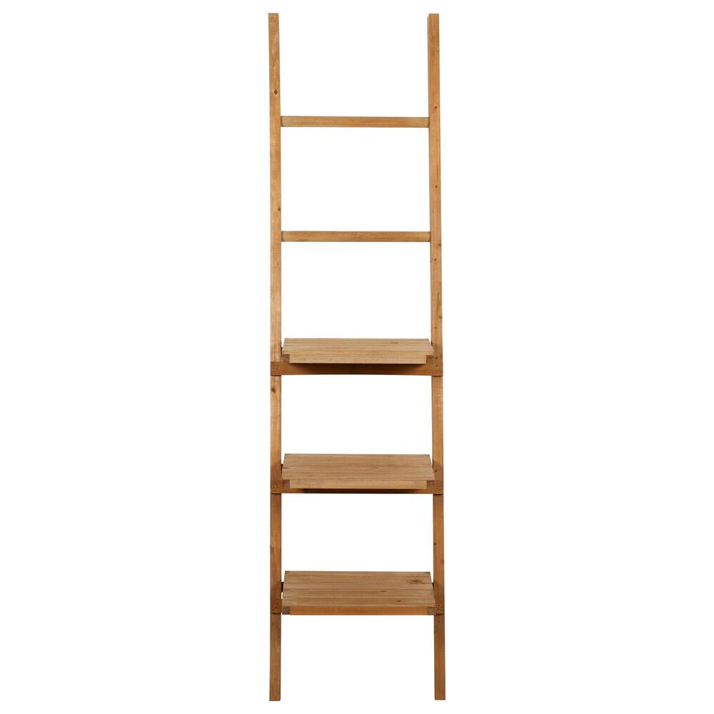Maple and Jade 18&quot; x 71&quot; Wall Shelf in Natural Brown, , large