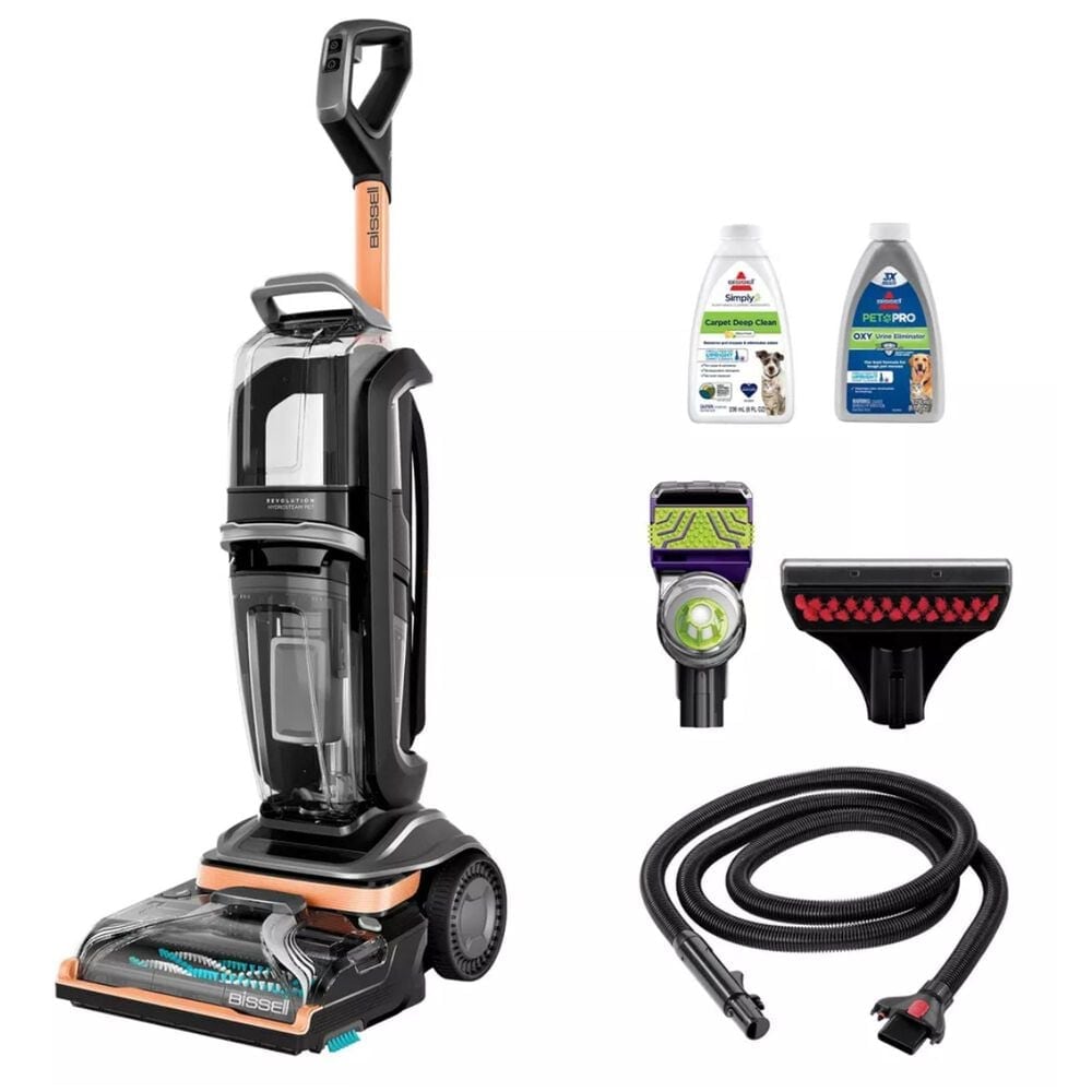 Bissell Revolution HydroSteam Pet Carpet Cleaner in Black and Copper, , large