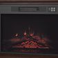 Timberlake Northwest Electric Mobile Mantel Fireplace in Brown, , large