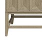 James Martin Emmeline 48" Single Bathroom Vanity in Pebble Oak with 3 cm Parisien Bleu Quartz Top, Rectangle Sink and FreePower Wireless Charger, , large
