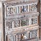 Jaipur Home One of a Kind Architectural Element Hutch Sideboard in Grey and Brown, , large