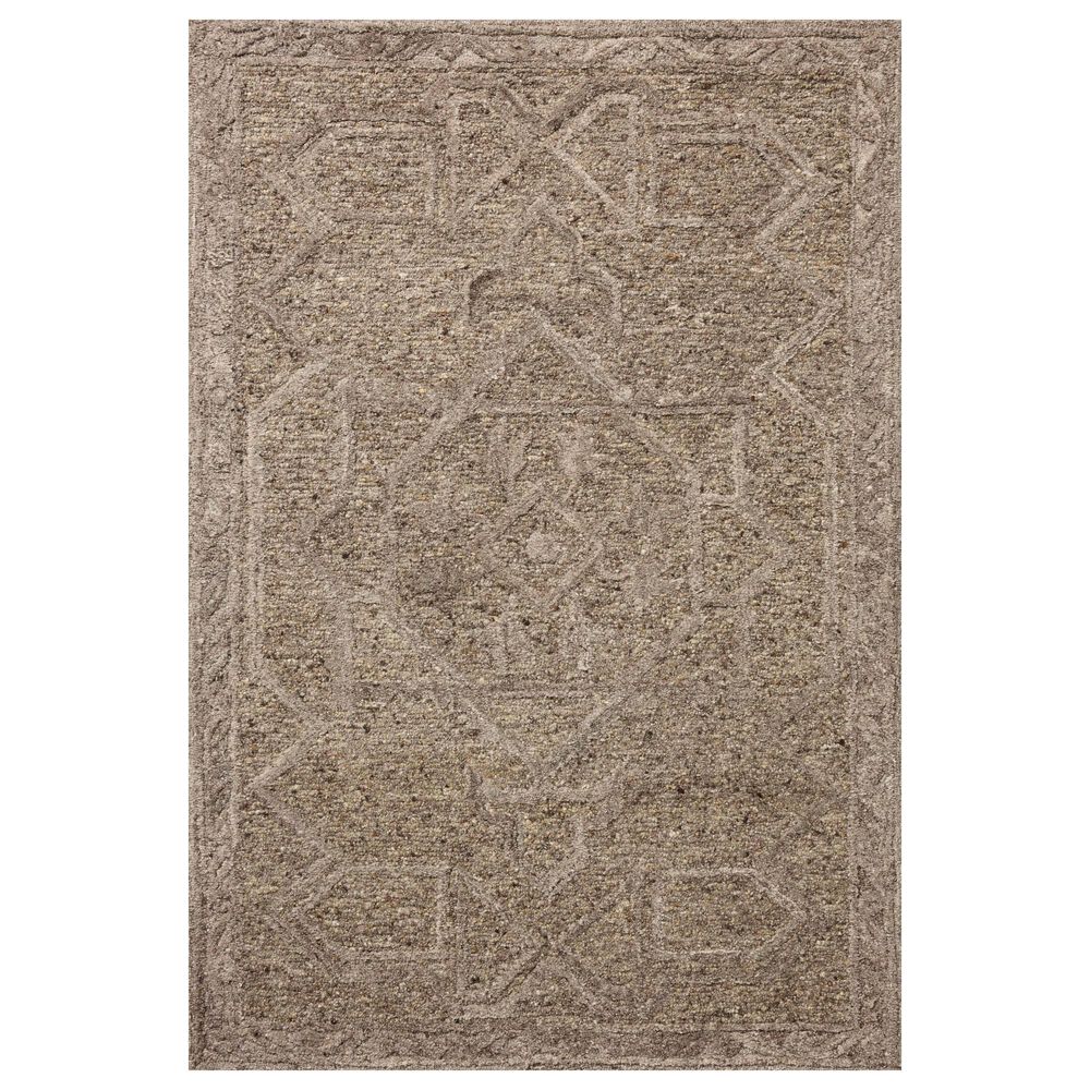 Loloi Mabel Bark and Graphite 3"6" x 5"6" Area Rug, , large
