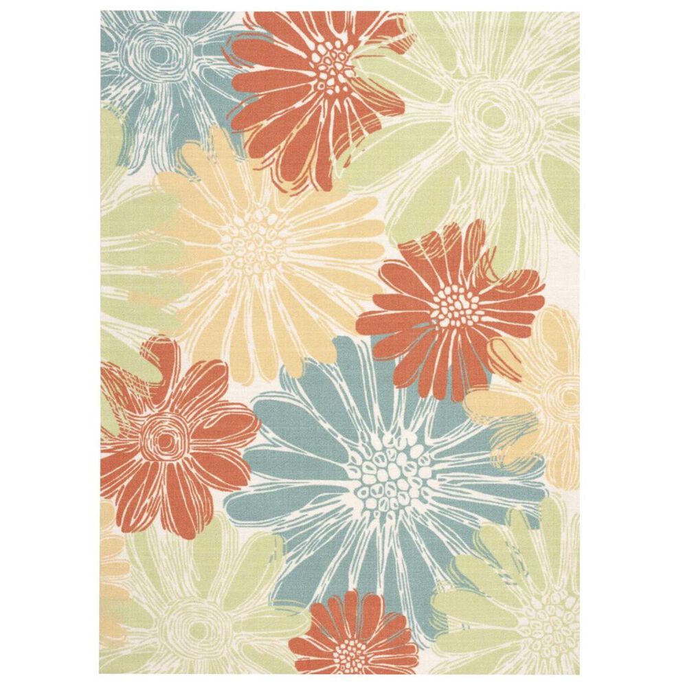 Nourison Home and Garden RS022 7'9" x 10'10" Ivory Area Rug, , large