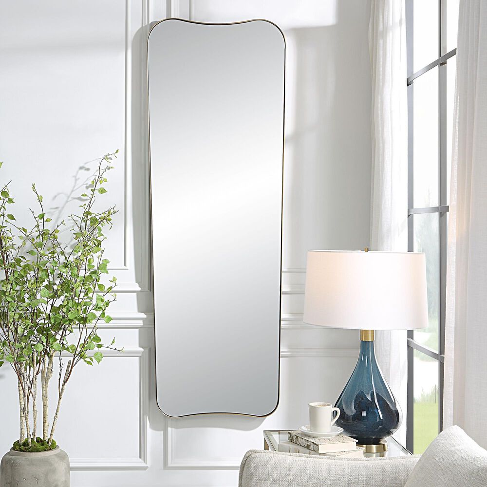 Uttermost Belvoir Mirror in Brass, , large